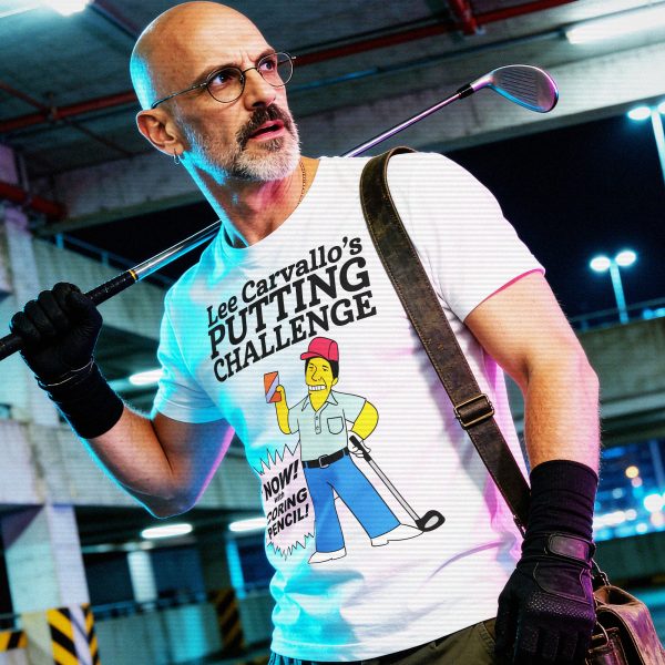 The Simpsons - Lee Carvallo's Putting Challenge TV T-shirt