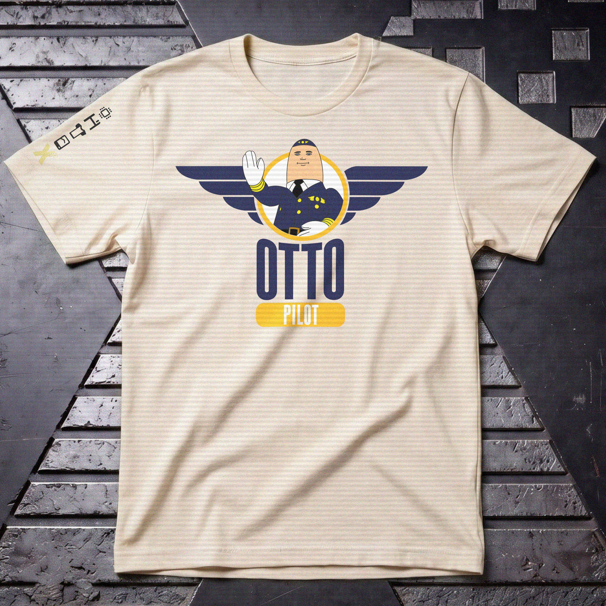 Airplane Movie - Otto the Pilot T-shirt 1 Airplane Movie - Otto the Pilot T-shirt